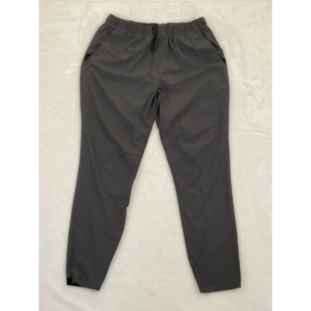 Adidas Pants Mens Large Gray AEROREADY Track Athletic Joggers Zip Pocket Size L